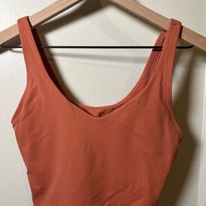 Coral Sleeveless Top
